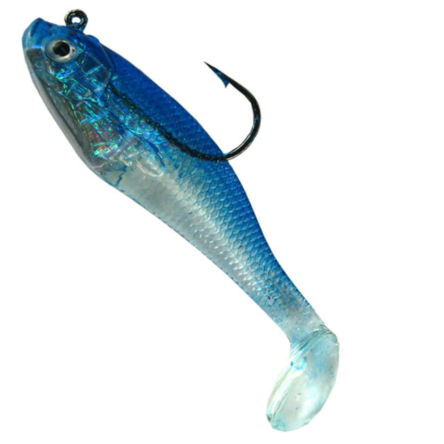 Creme Lures Spoiler Shad Bait w/Spiner Shad 1 3in Blue Back