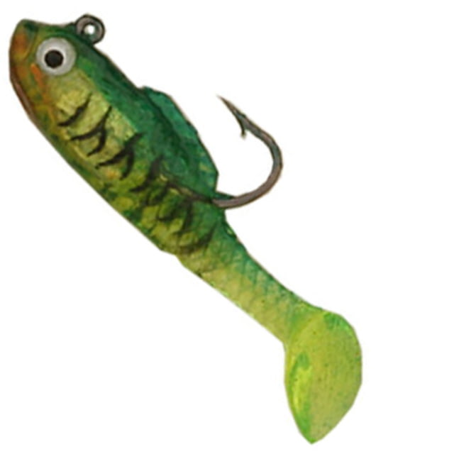 Creme Lures Spoiler Shad Bait w/Spiner Shad 1 1.5in Firetiger