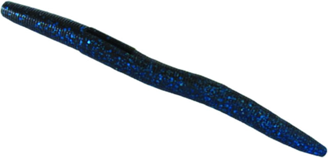 Creme Lures Stick Worm Worm 6 5in Black Blue Glitter Laminate