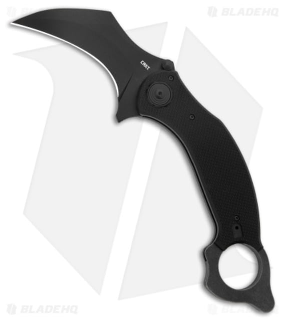Crkt CRKT Du Hoc Karambit Deadbolt Assisted Opening Folding Knife 3.62in D2 Hawkbill Blade G10 Black Handle - $152.49 at CampSaver.com