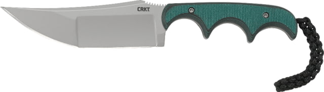 CRKT Minimalist Katana Fixed Knife 3.56in 8Cr13MoV Blade Resin Infused Fiber Handle Plain Edge w/Sheath