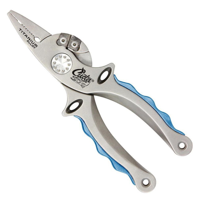 Cuda 7.25 Ti Alloy Pliers with Leather Sheath