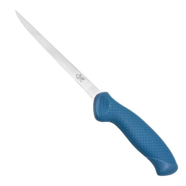 Cuda AquaTuff Fillet Knife with Blade Cover Blue 6in