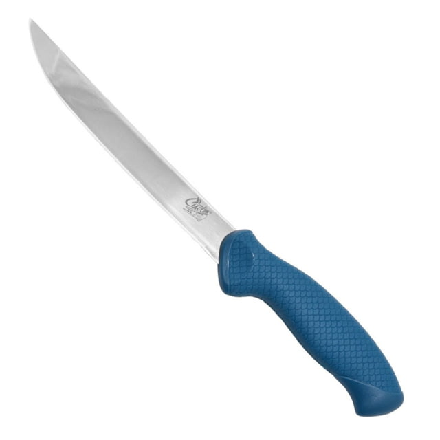 Cuda AquaTuff Wide Fillet Knife with Blade Cover Blue 7in