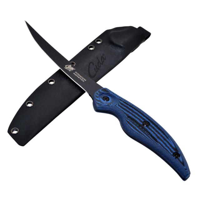 Cuda Knives Cuda 6 in Professional Boning Fixed Blade Knife 6in Standard Edge Black