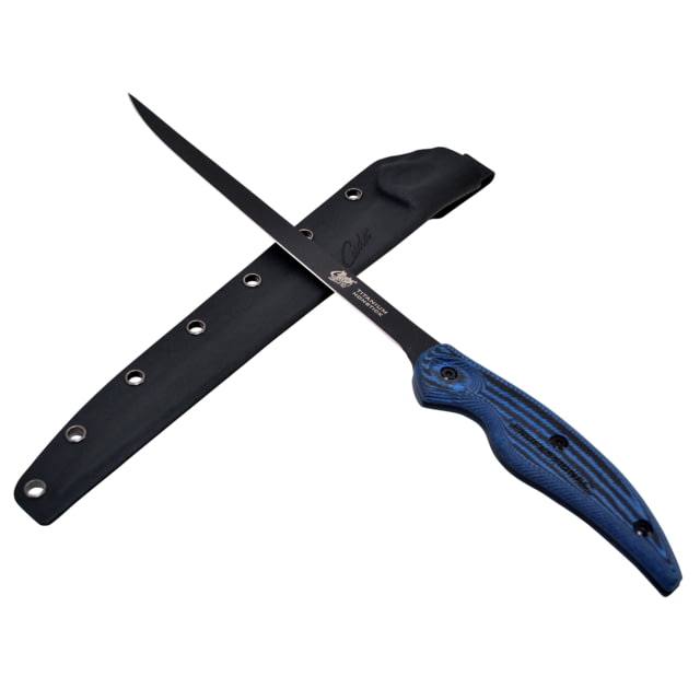Cuda Knives Cuda 9 in Professioanl Fillet Fixed Blade Knife 9in Standard Edge Black