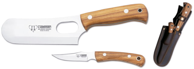 Cudeman 161 Quality Fixed Blade Knife 15-8 cm Molybdenum Vanadium Satin Olive Wood