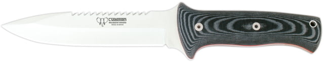 Cudeman 177 Quality Fixed Blade Knife 15 cm Molybdenum Vanadium Black Micarta w/ red Liners