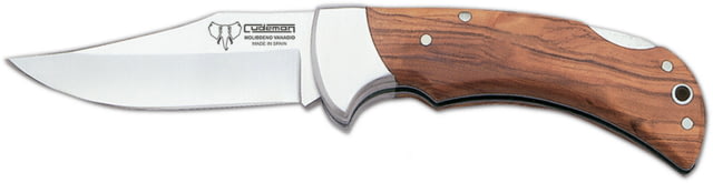 Cudeman 324 Quality Folding Knife 9.5 cm Molybdenum Vanadium Satin Olive Wood