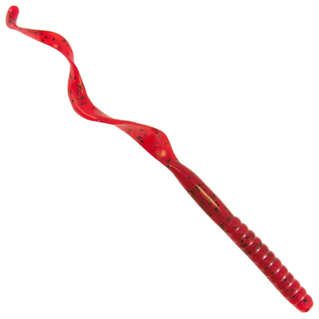 Culprit Culprit Original Worm 7.5 in 18 Pack Texas Red Black Flake