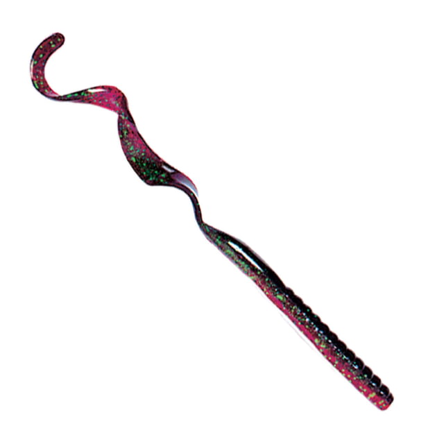 Culprit Original Worm 8 in 12 Pack Red Shad Green Flake