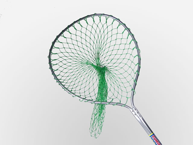 Cumings O Ct. Handle Promotional Boat Net 36in O Ct. Handle Pear Shaped Net 32in Deep 21in X 24in