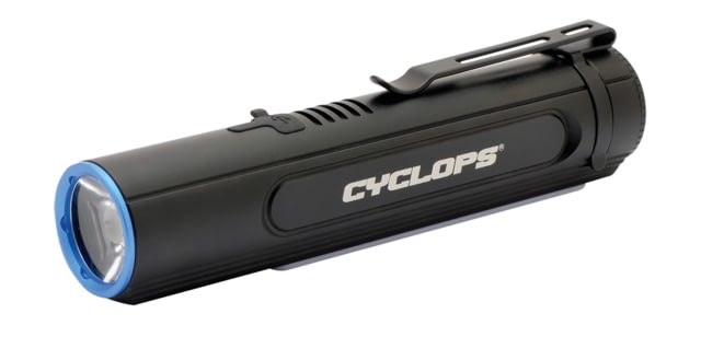 Cyclops LED Flashlight w/ Cob Utility Light 200 Lumens Black