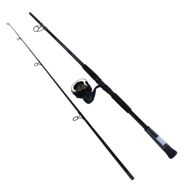 Daiwa BG Spinning Rod and Reel Combo 8ft Medium 2 Piece 6+1