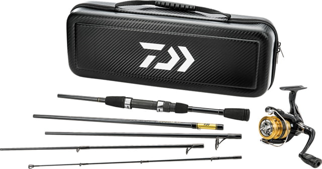 Daiwa Daiwa Carbon Case Travel Pack 5ft6 Medium 5 Pieces