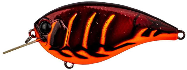 Daiwa Evergreen Flat Force Crankbait Lure 2-3/8in 3/7oz Fire Craw