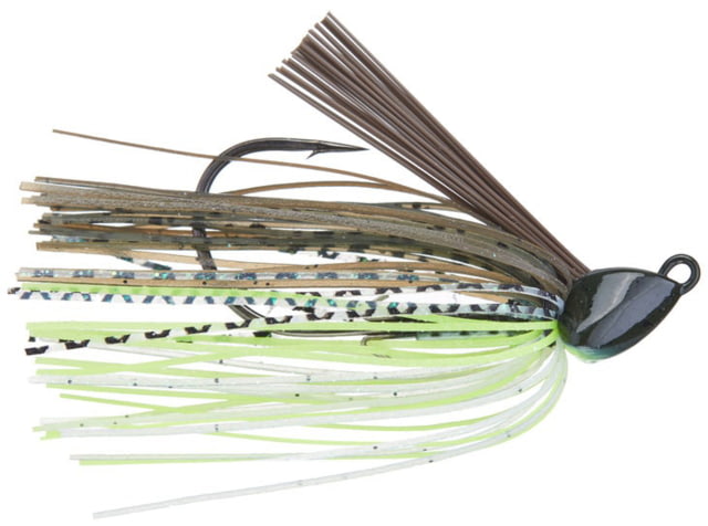 Daiwa Daiwa Evergreen Grass Ripper Swim Jig 3/8 4 Hook Bhite Delight