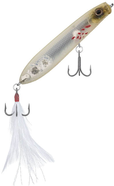 Daiwa Evergreen SB Topwater Bait Lure 3in 11/32 oz Bleeding White