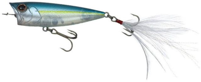 Daiwa Evergreen Topwater Popper Lure 2 2/3in 3/8 oz Blue Back Herring