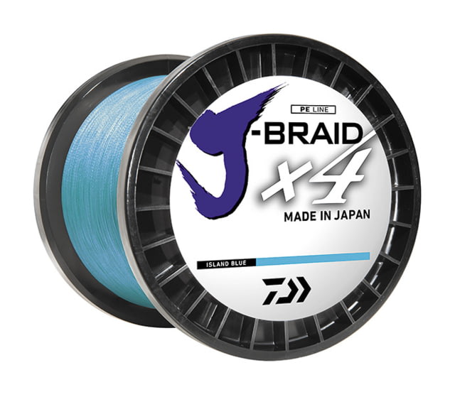 Daiwa Daiwa J-Braid X4 Braided Line w/ Filler Spool  40lb Island Blue