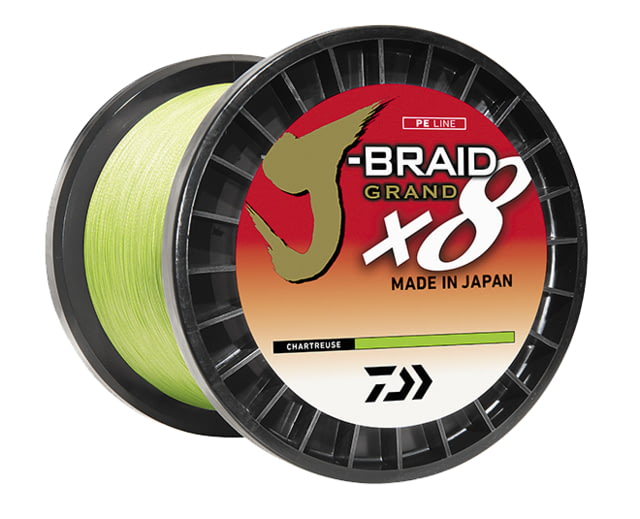 Daiwa J-Braid x8 Grand Braid Line w/Filler Spool 150yds 20lb Chartreuse