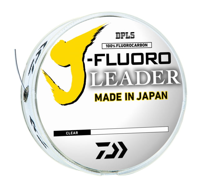 Daiwa J-Fluoro Fluorocarbon Leader 100yds 12lb Clear