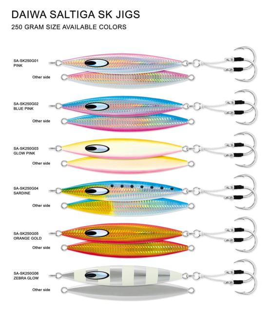 Daiwa Daiwa Saltiga SK Metal Jig 4oz 10.4in Pink