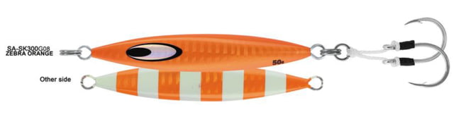 Daiwa SK Verticle Jig 11oz 6.3in Zebra Orange