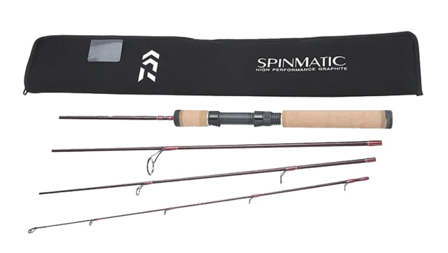 Daiwa Spinmatic Ultra Light Spinning Rod - 4 Pack 6ft6 Ultra Light Fast 4 Pieces