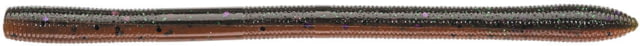 Daiwa Daiwa Yamamoto Neko Crawler Worm Lure 5in Dk Grn W/Prp Blk Sm Em Tr Amb