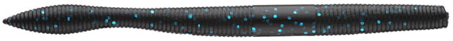 Daiwa Daiwa Yamamoto Neko Fat Worm Lure 4in Black W/ Blue Flake