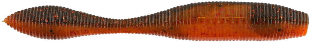 Daiwa Yamamoto Neko Macho Worm Lure 4.5in Watermelon Copper Orange Red