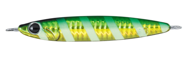 Daiwa Zakana Metal Jig 4 9/14oz 5.4in Zebra Glow Green Gold