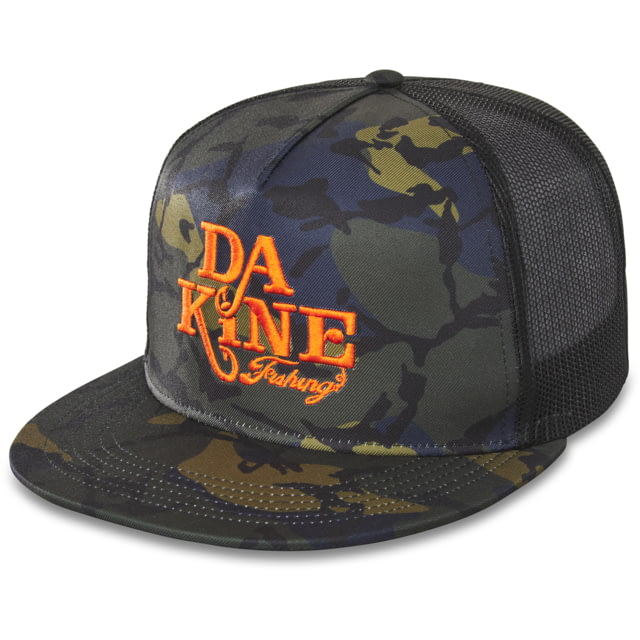 Dakine Offshore Flat Bill Trucker Hat Cascade Camo One Size