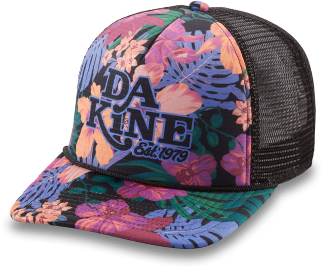 Dakine Vacation Trucker Hat Black Tropidelic One Size