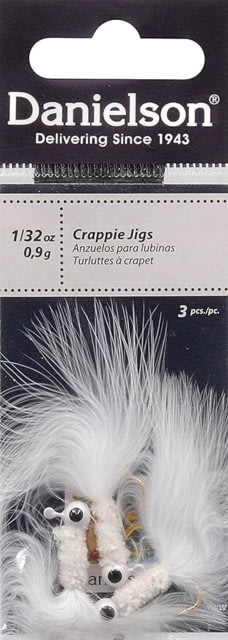Danielson Crappie Jig 1/8oz White