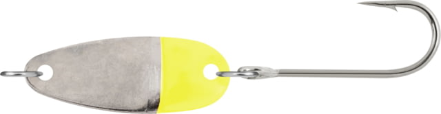 Danielson Dandy Mite Spoon Size 0 Nickel/Chartreuse Head