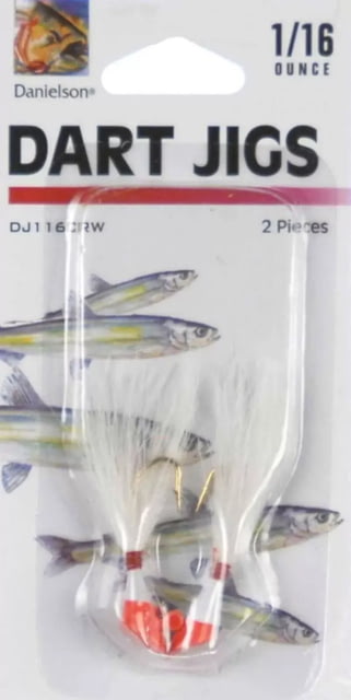 Danielson Dart Jig Red/White 1/16oz