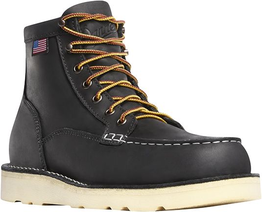 Open Box Dealer Demo Danner Bull Run Work Boots - Men's Medium Width Plain Toe Black 11.5D