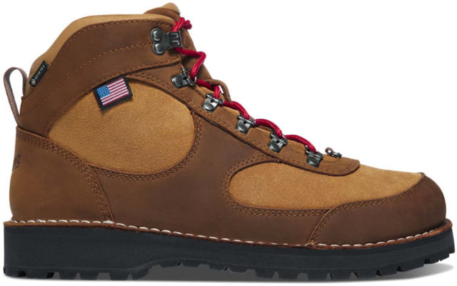 Danner Cascade Crest 5in GTX Hiking Shoes - Men's Regular Grizzly Brown/Rhodo Red 8.5 US