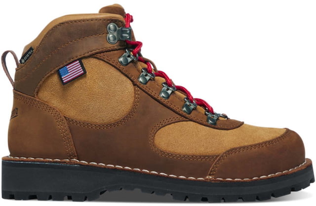 Danner Cascade Crest 5in GTX Hiking Shoes - Women's Regular Grizzly Brown/Rhodo Red 5.5 US