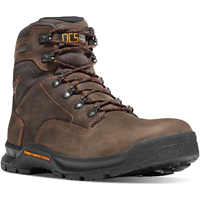 Danner Crafter 6in Non-Metallic Toe Boots Brown 9.5D