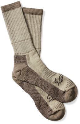 Danner Hunt Midweight Merino Crew Socks Brown Heather XL