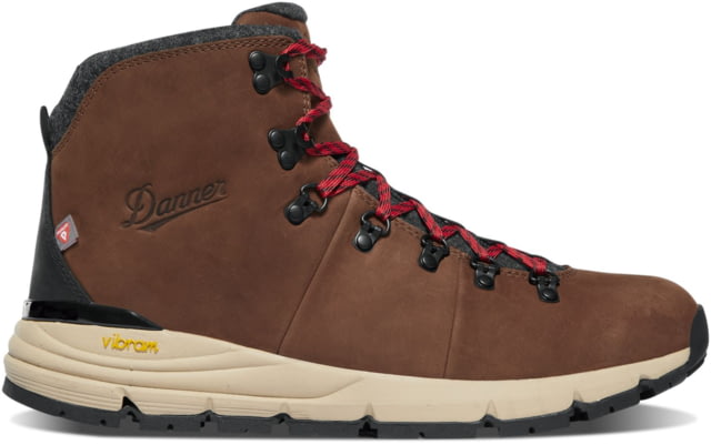 Danner Mountain 600 Hiking Shoes - Mens Wide Pinecone/Brick Red 11