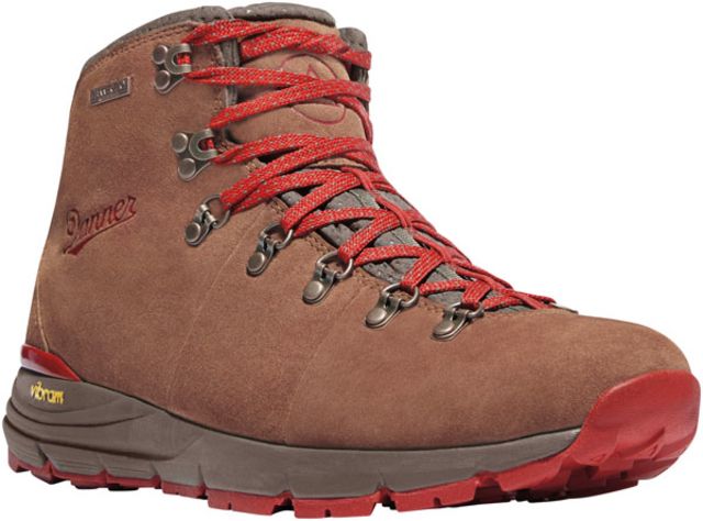 Danner Mountain 600 4.5in Hiking Shoes - Men's Brown/Red 9.5 US Wide