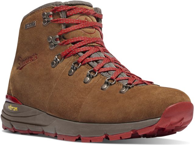 Danner Mountain 600 Hiking Shoes - Womens Brown/Red 11 US Medium