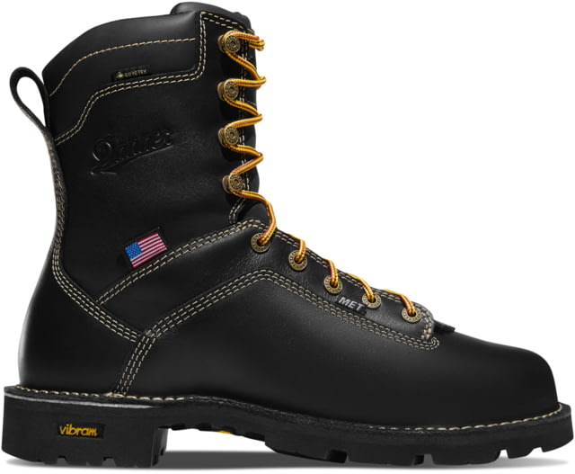 Danner Quarry USA 8in MET/AT Work Boot - Men's Black 10.5 US Medium