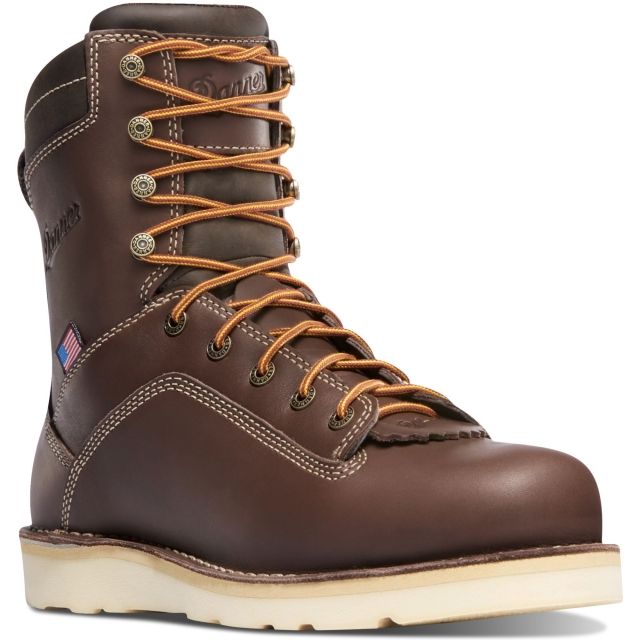 Danner Quarry USA 8in Wedge Boots Brown 11.5D