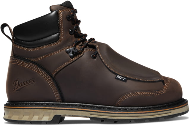 Danner Steel Yard 6in Hot Steel Toe/Met Guard Work Boot - Men's Brown 10 US Wide