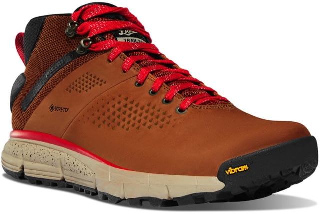 Danner Trail 2650 Mid 4 in Hiking Boots - Mens Wide Brown/Red 10.5